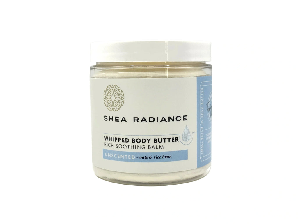 Whipped Shea Body Butter with Colloidal Oatmeal for Dry and Sensitive Skin - WARM WEATHER WARNING