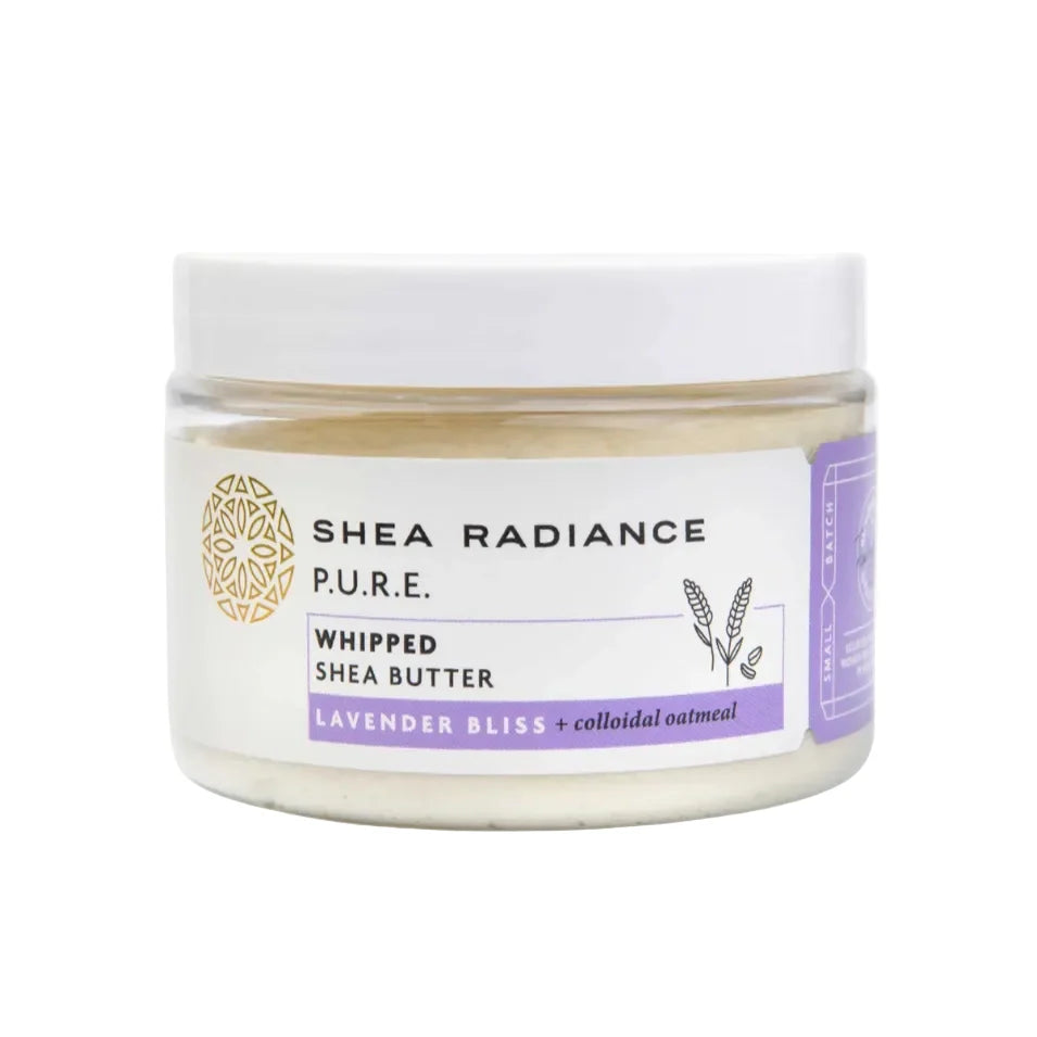 Whipped Shea Body Butter with Colloidal Oatmeal for Dry and Sensitive Skin - WARM WEATHER WARNING