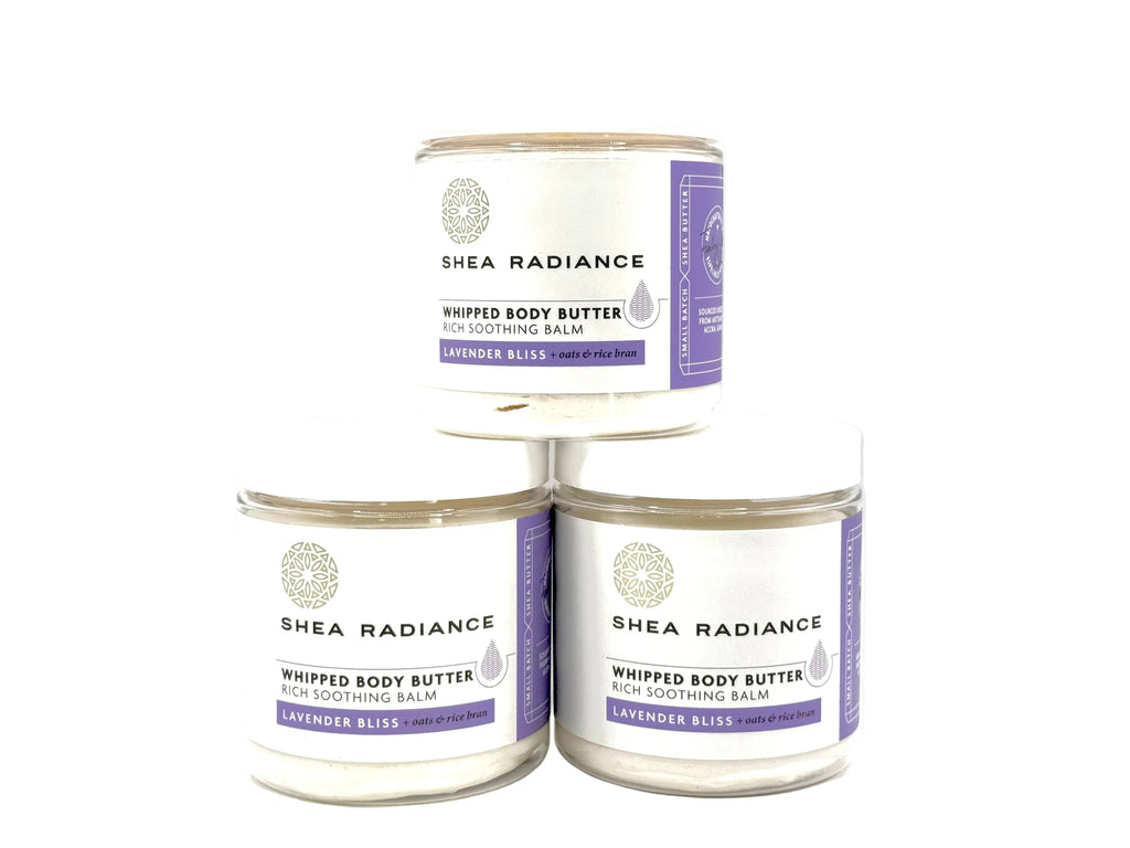 Whipped Shea Body Butter with Colloidal Oatmeal for Dry and Sensitive Skin - WARM WEATHER WARNING