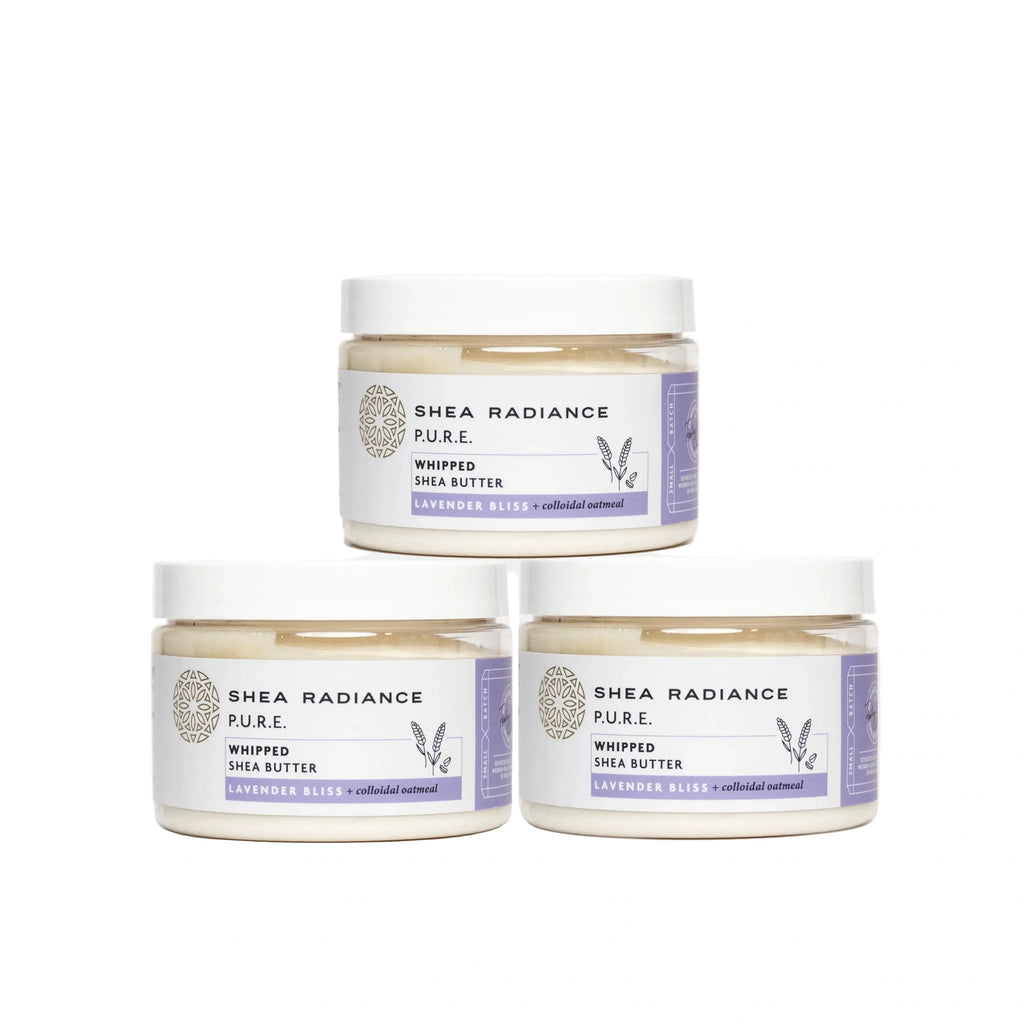 Whipped Shea Body Butter with Colloidal Oatmeal for Dry and Sensitive Skin - WARM WEATHER WARNING