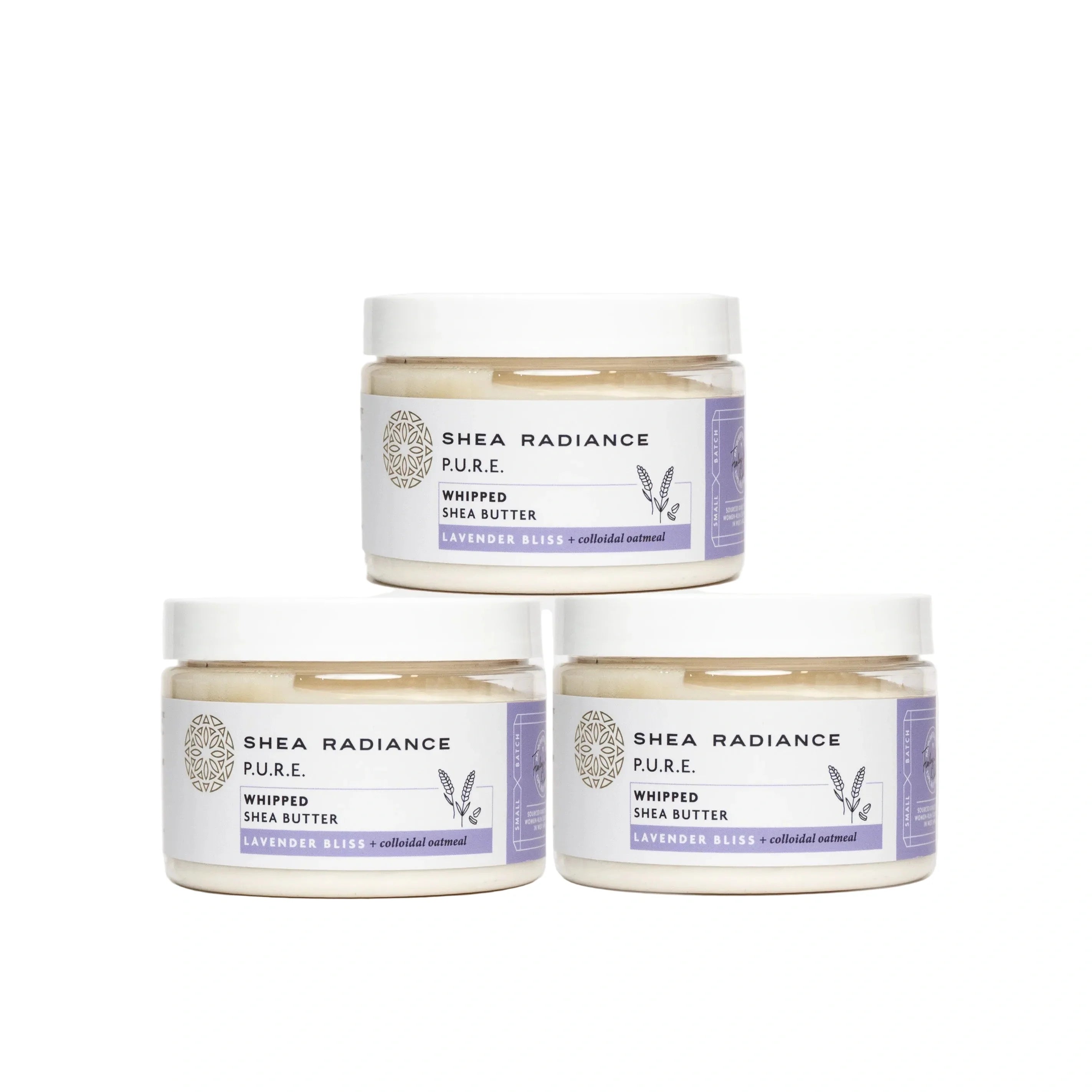 Whipped Shea Body Butter with Colloidal Oatmeal for Dry and Sensitive Skin - WARM WEATHER WARNING